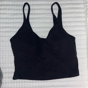 Lululemon Black Crop Top